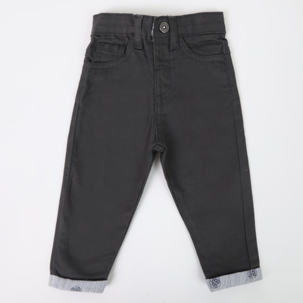 Newborn Girls Cotton Pant - Dark Grey, Newborn Girls Shorts Skirts & Pants, Chase Value, Chase Value