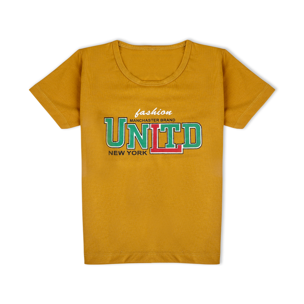 Valuable Boys Half Sleeves Suit - Mustard, Boys Sets & Suits, Chase Value, Chase Value