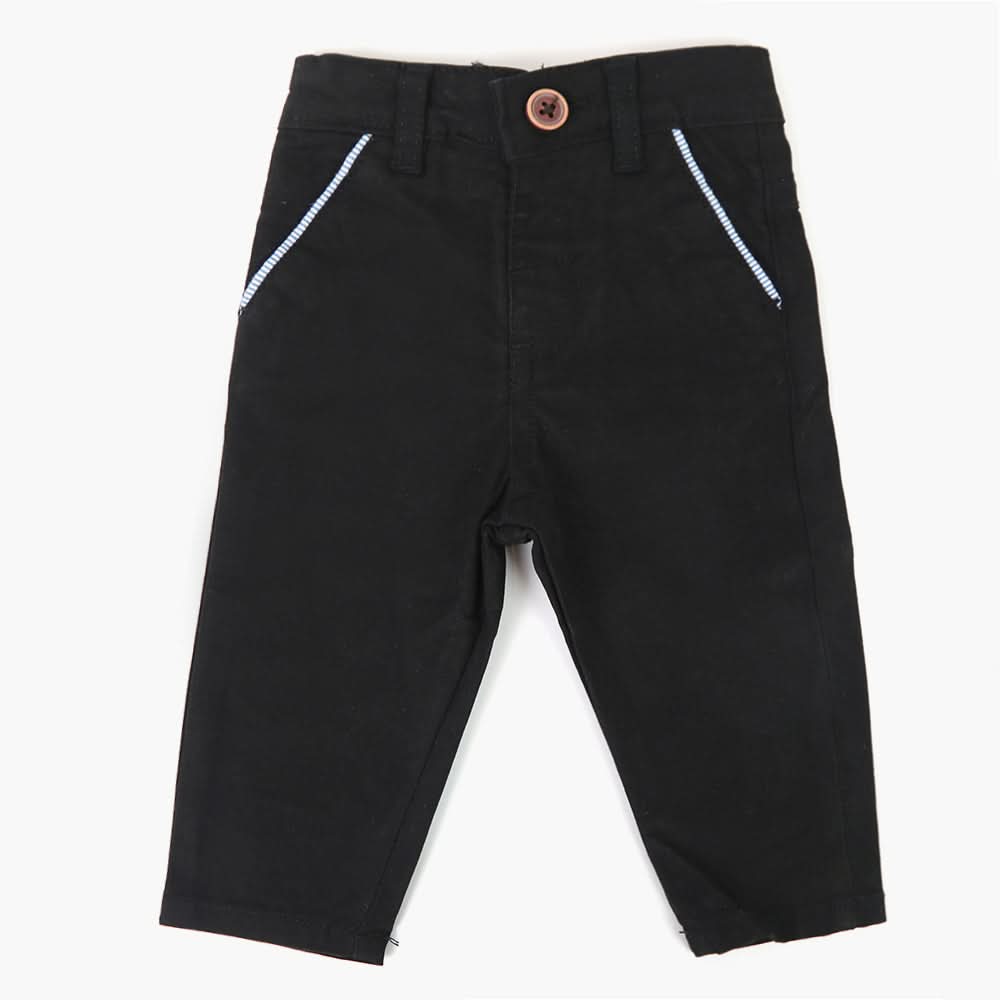 Newborn Girls Cotton Pant - Black, Newborn Girls Shorts Skirts & Pants, Chase Value, Chase Value