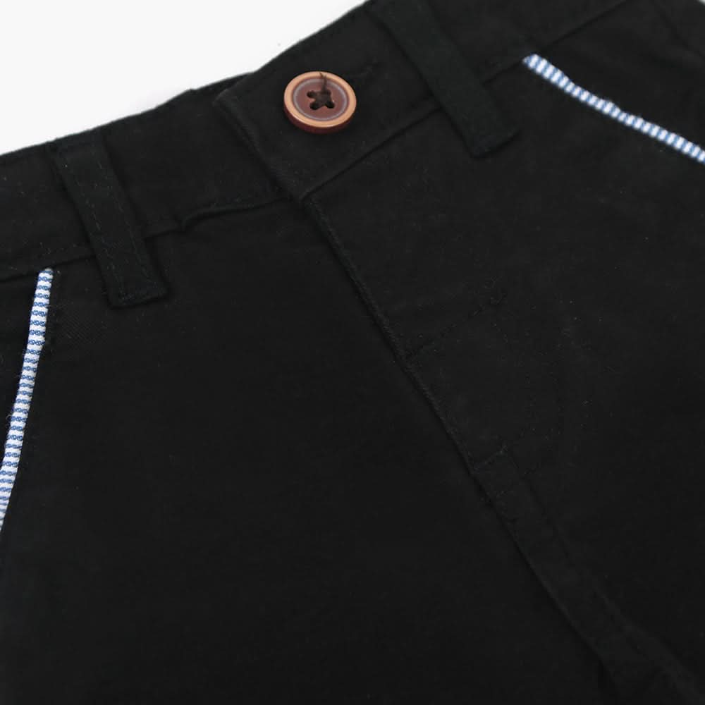 Newborn Girls Cotton Pant - Black, Newborn Girls Shorts Skirts & Pants, Chase Value, Chase Value