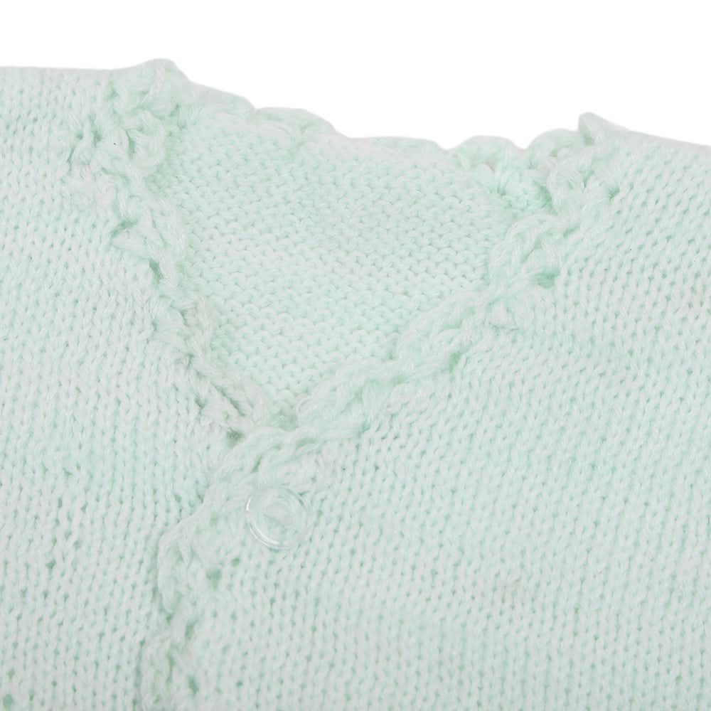 Newborn Girls Sweater - Green, Newborn Girls Winterwear, Chase Value, Chase Value