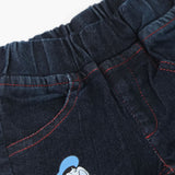 Newborn Girls Denim Pant - Dark Blue, Newborn Girls Shorts Skirts & Pants, Chase Value, Chase Value