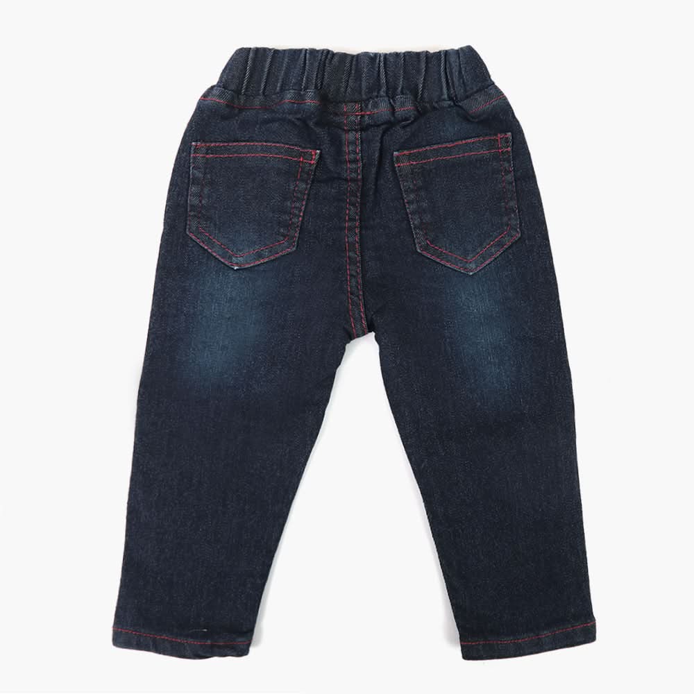 Newborn Girls Denim Pant - Dark Blue, Newborn Girls Shorts Skirts & Pants, Chase Value, Chase Value