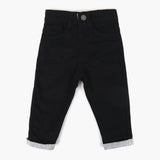 Newborn Girls Cotton Pant - Black, Newborn Girls Shorts Skirts & Pants, Chase Value, Chase Value