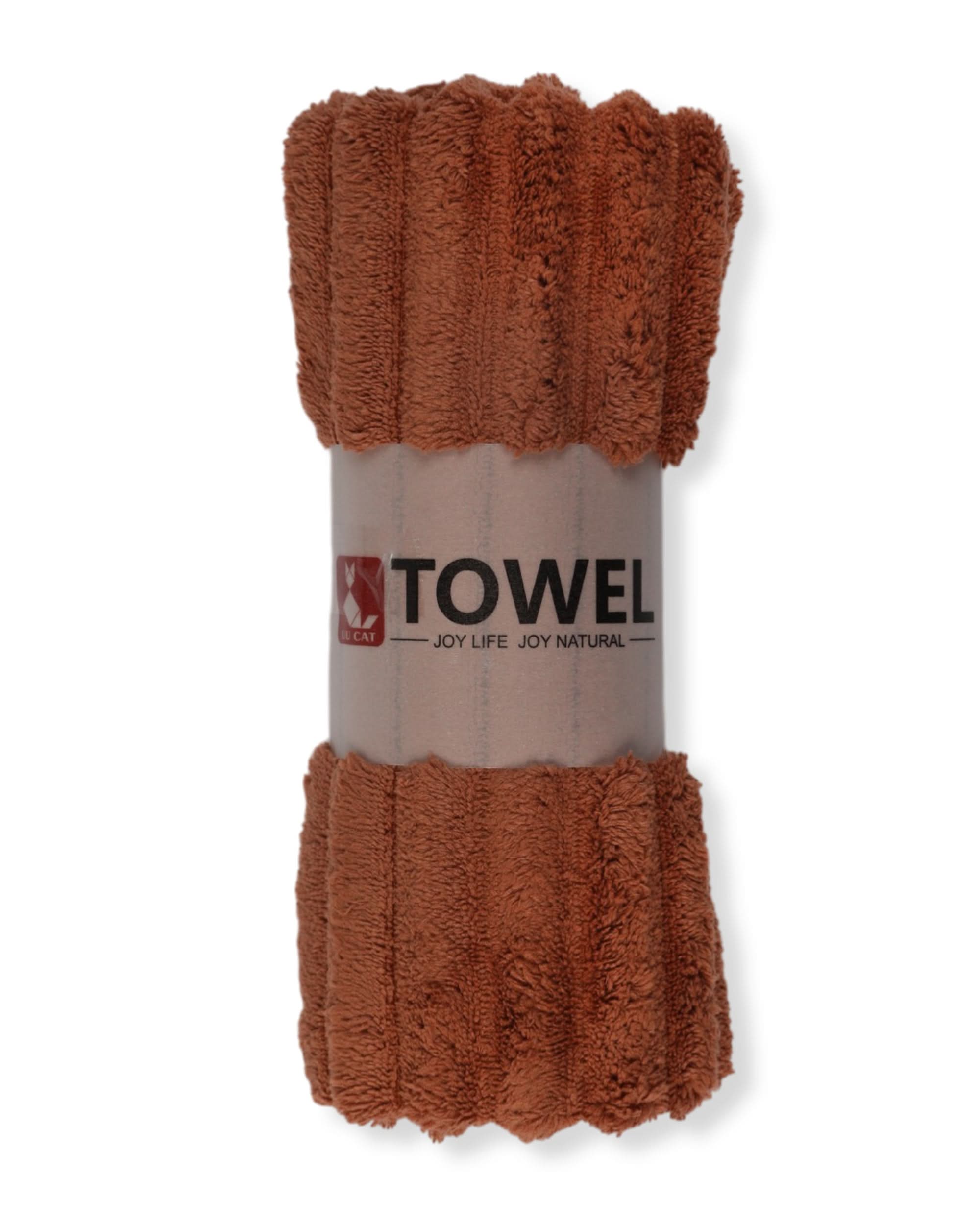 Coral Strip Hand Towel – 35×75 cm, Kitchen Towels, Chase Value, Chase Value