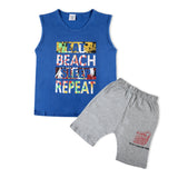 Valuable Boys Sando Suit - Royal Blue, Boys Sets & Suits, Chase Value, Chase Value