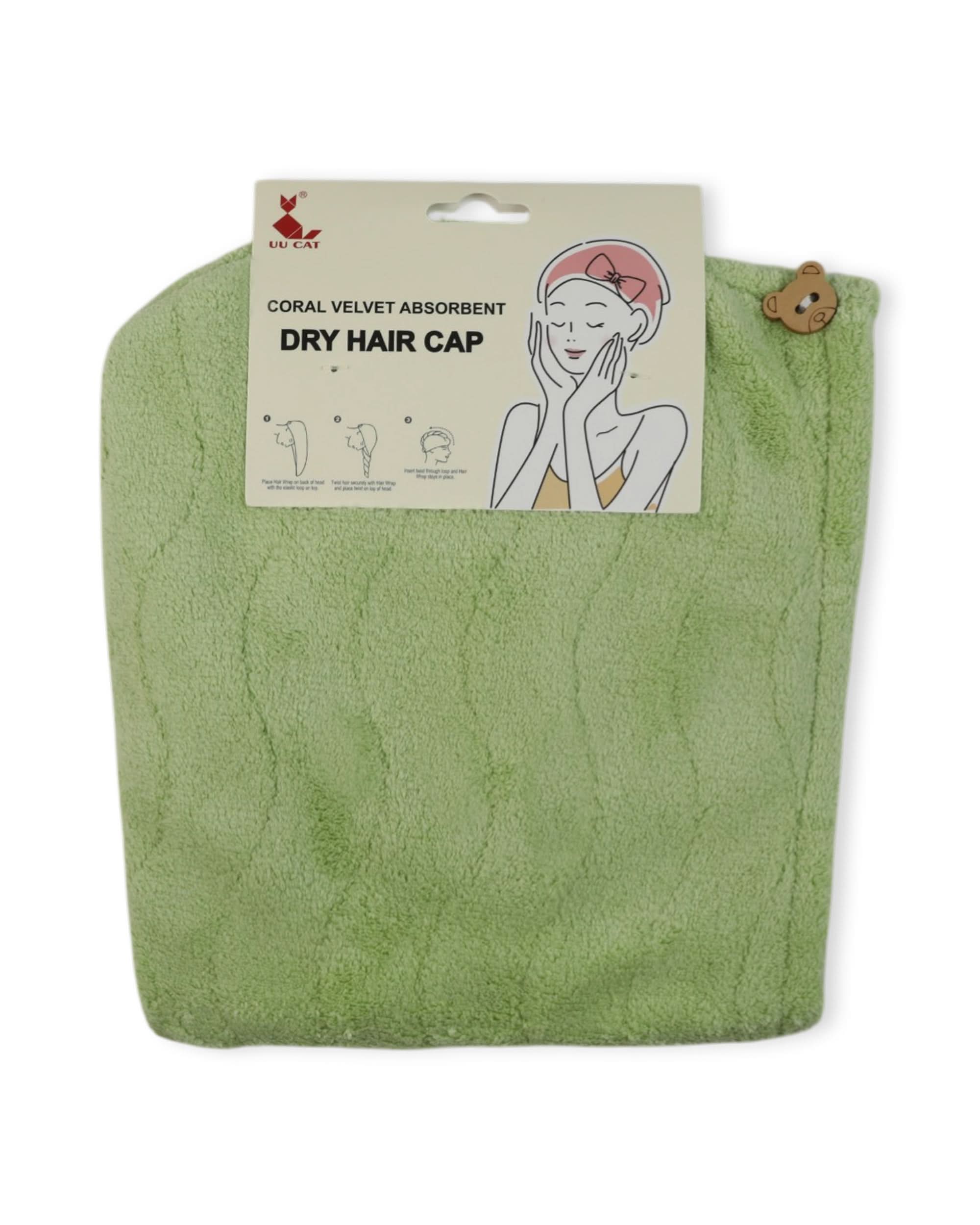Coral Fleece Hair Drying Cap, Bath Robes, Chase Value, Chase Value