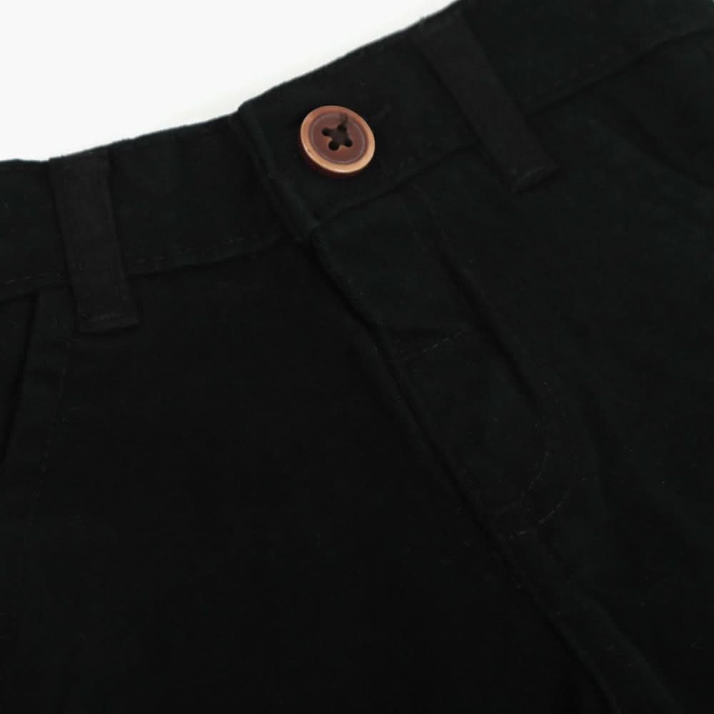 Newborn Girls Cotton Pant - Black, Newborn Girls Shorts Skirts & Pants, Chase Value, Chase Value