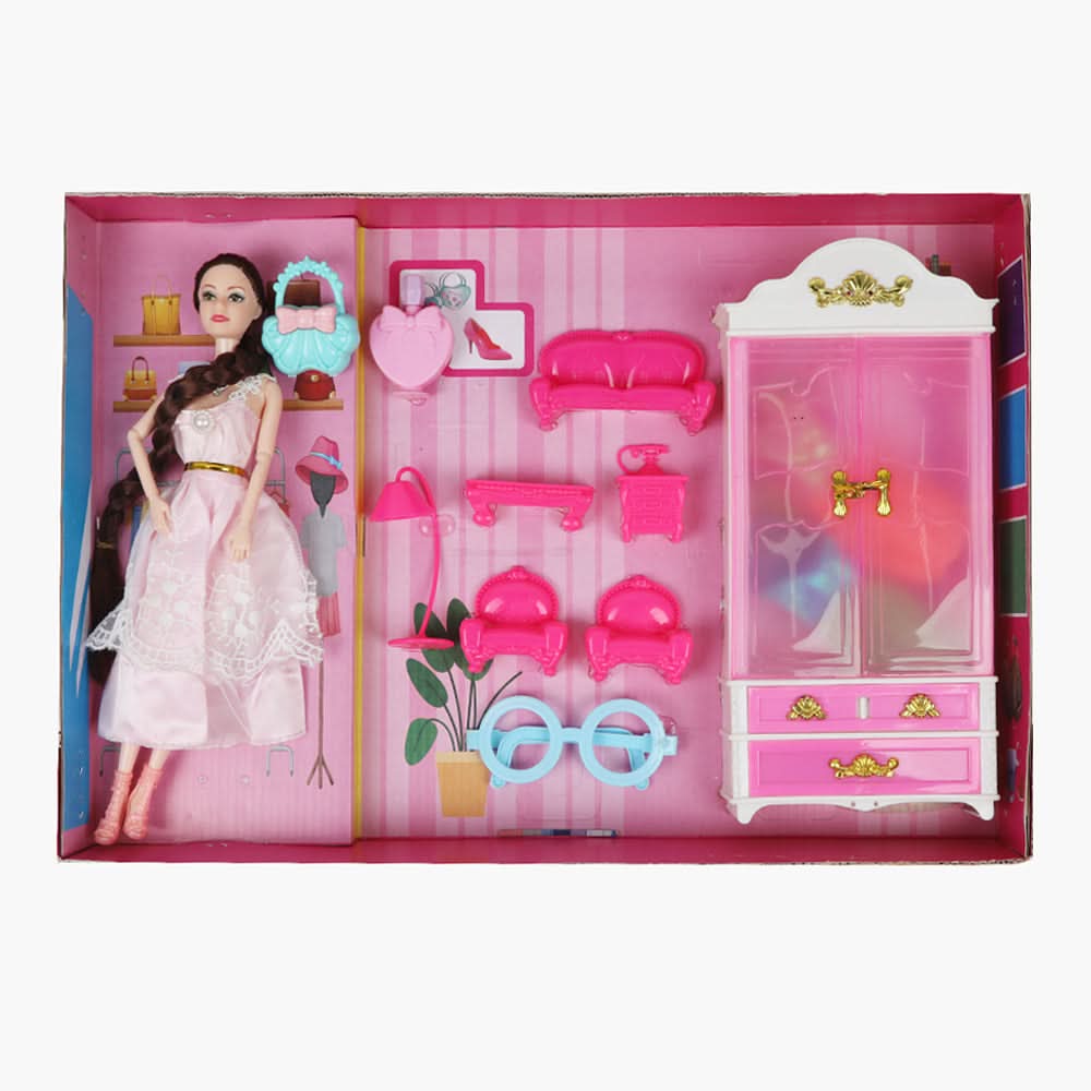 Doll Set Pack of 4 - Multi Color, Dolls & House, Chase Value, Chase Value