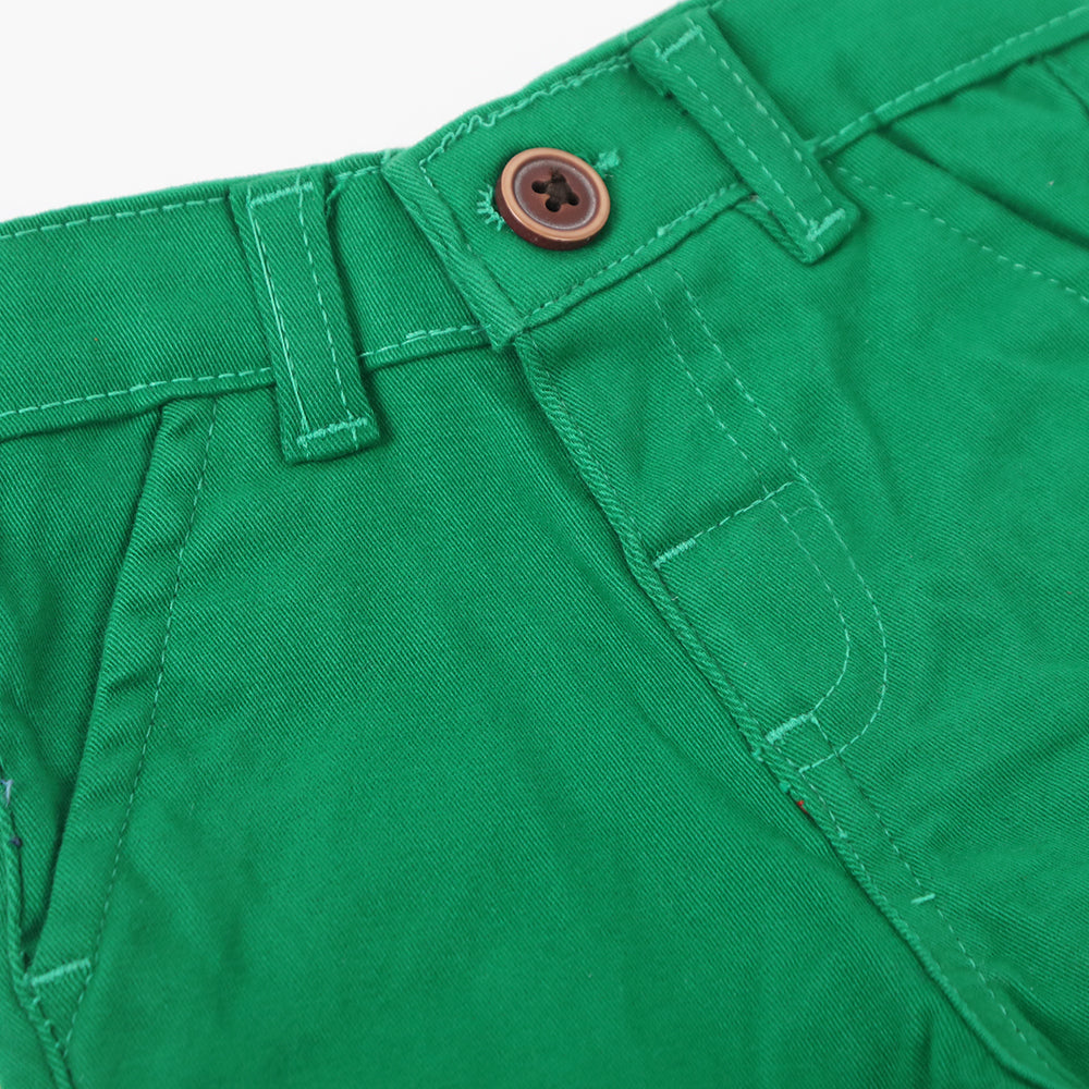 Newborn Girls Cotton Pant - Flag Green, Newborn Girls Shorts Skirts & Pants, Chase Value, Chase Value
