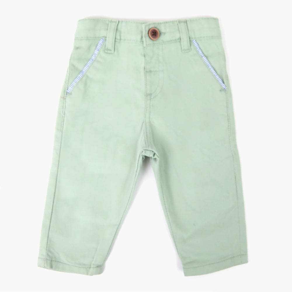 Newborn Girls Cotton Pant - Light Green, Newborn Girls Shorts Skirts & Pants, Chase Value, Chase Value