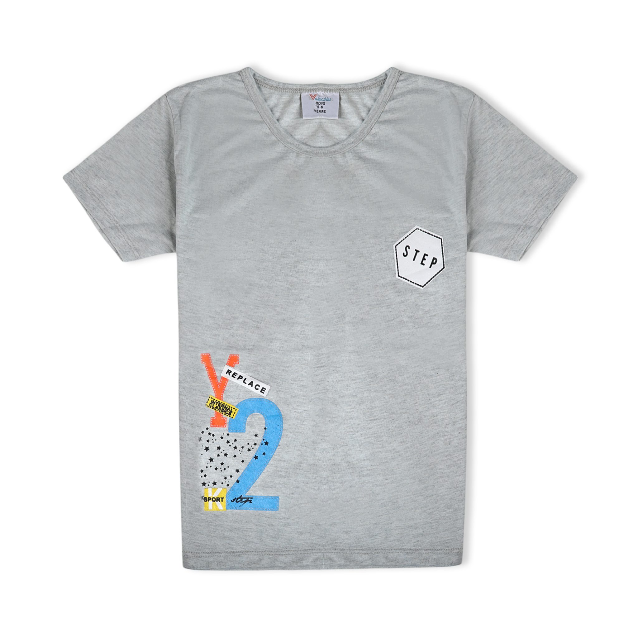 Valuable Boys Half Sleeves Short Suit - Grey, Boys Sets & Suits, Chase Value, Chase Value