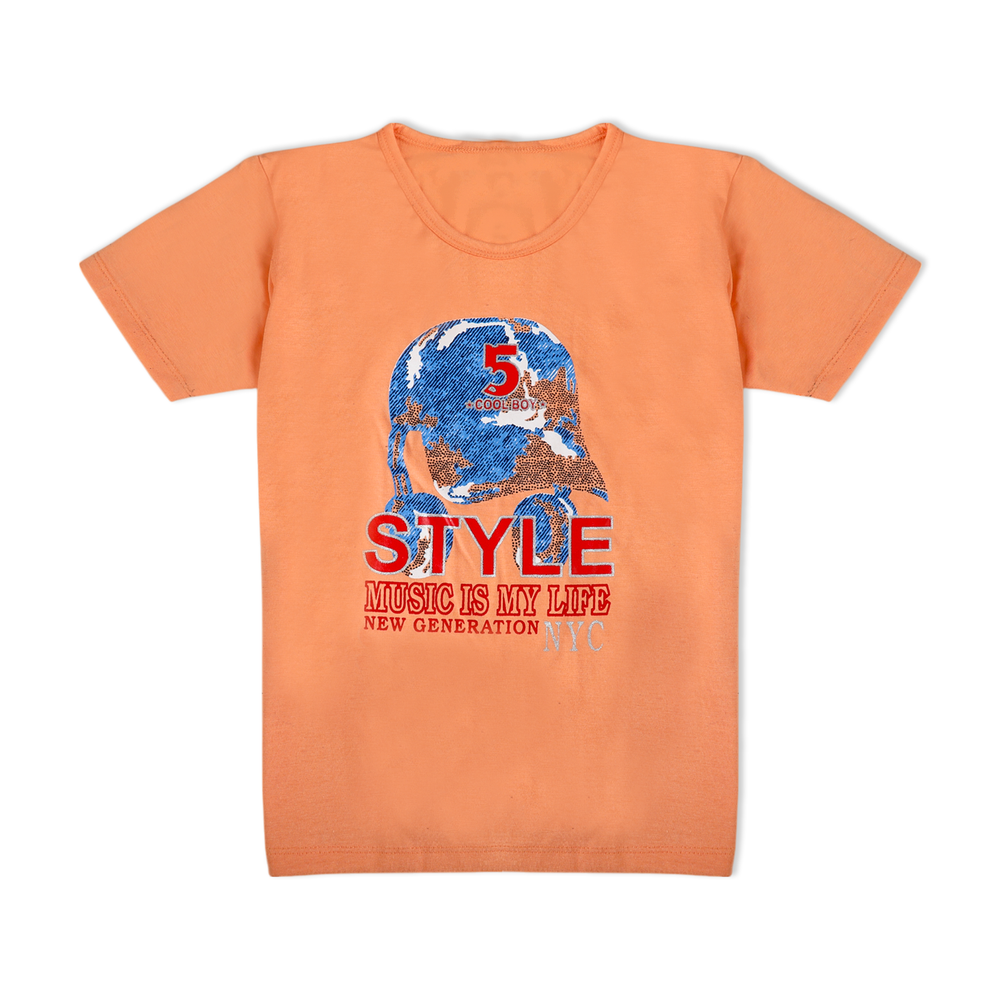 Valuable Boys Half Sleeves Short Suit - Orange, Boys Sets & Suits, Chase Value, Chase Value