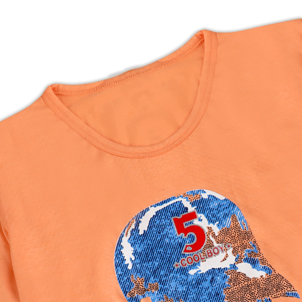 Valuable Boys Half Sleeves Short Suit - Orange, Boys Sets & Suits, Chase Value, Chase Value