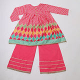 Girls 2Pcs Shalwar Suit - Pink, Girls Shalwar Kameez, Chase Value, Chase Value
