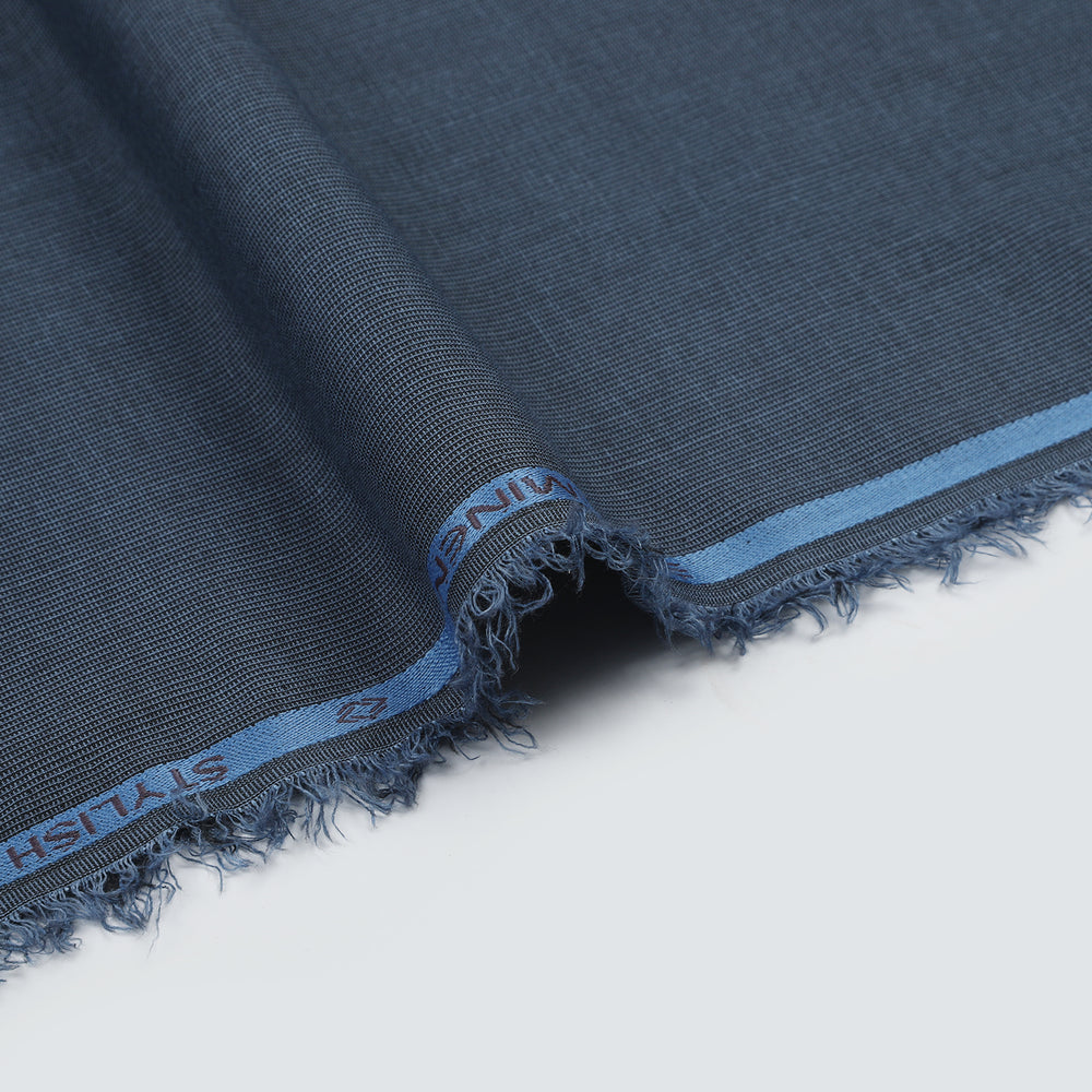 Eminent Stylish Men's Unstitched Suit - Navy Blue, Men's Unstitched Fabric, Eminent, Chase Value