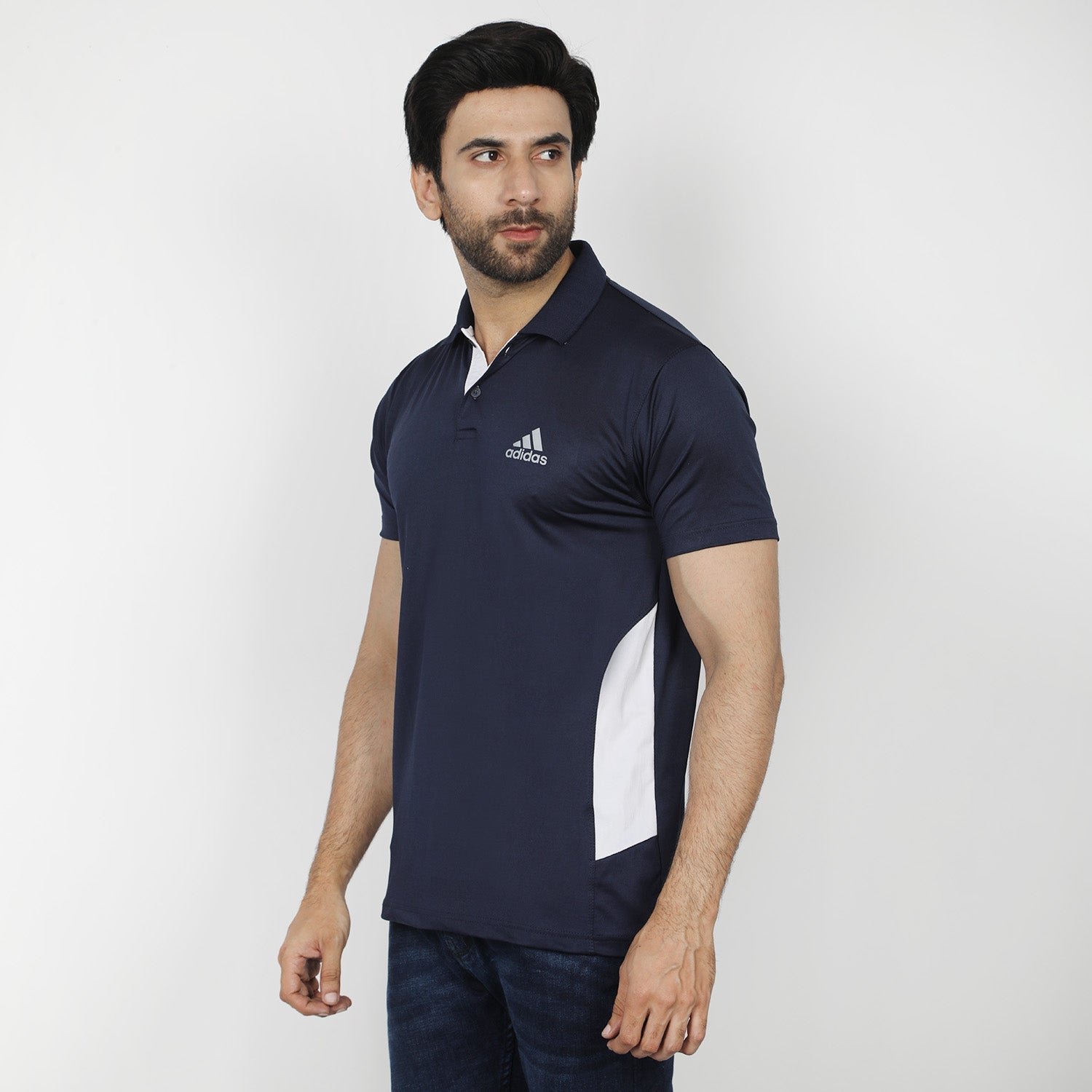 Men's Half Sleeves Polo T-Shirt - Navy Blue, Men's T-Shirts & Polos, Chase Value, Chase Value