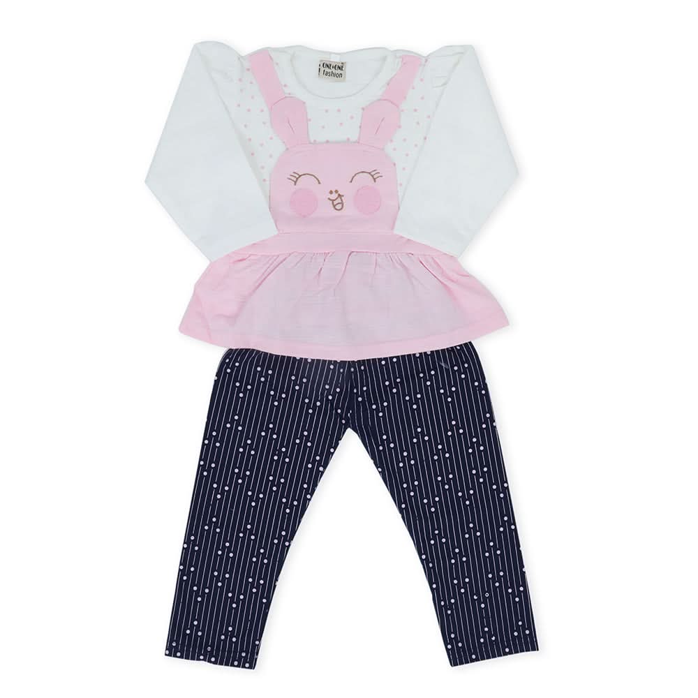 Girls Tights Suit - Light Pink, Girls Suits, Chase Value, Chase Value