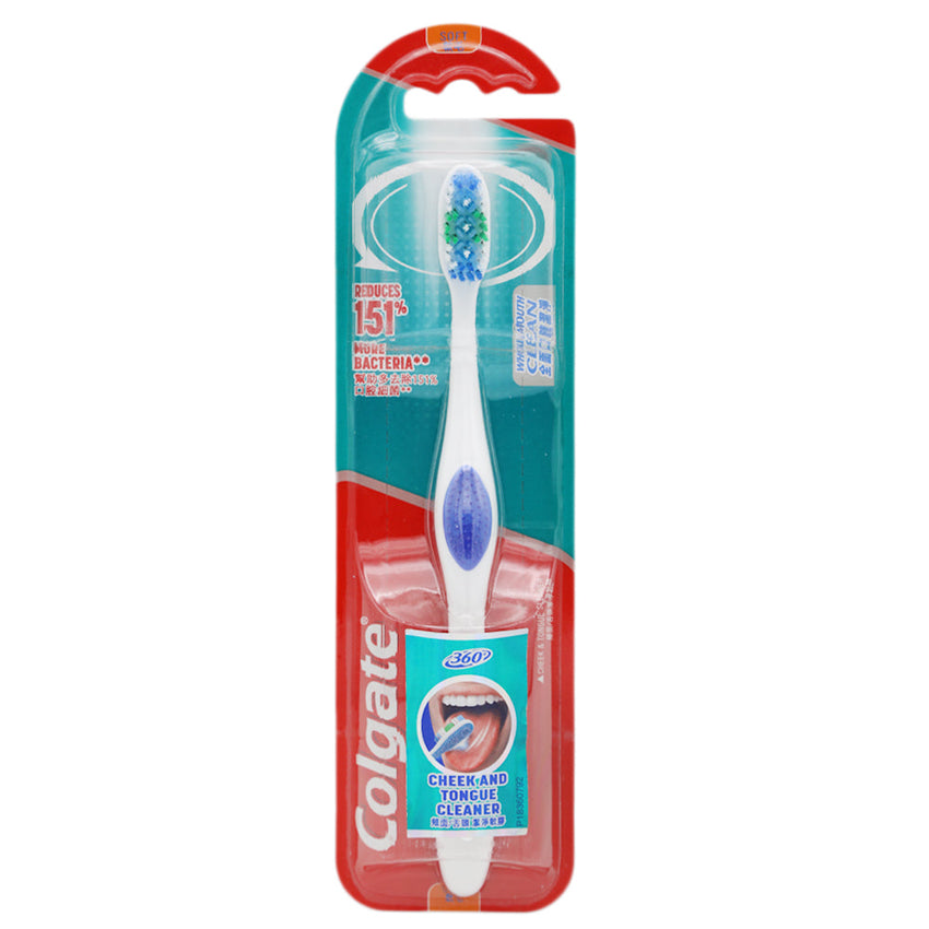 Colgate Tooth Brush 360 Degree S - Blue, Beauty & Personal Care, Oral Care, Chase Value, Chase Value