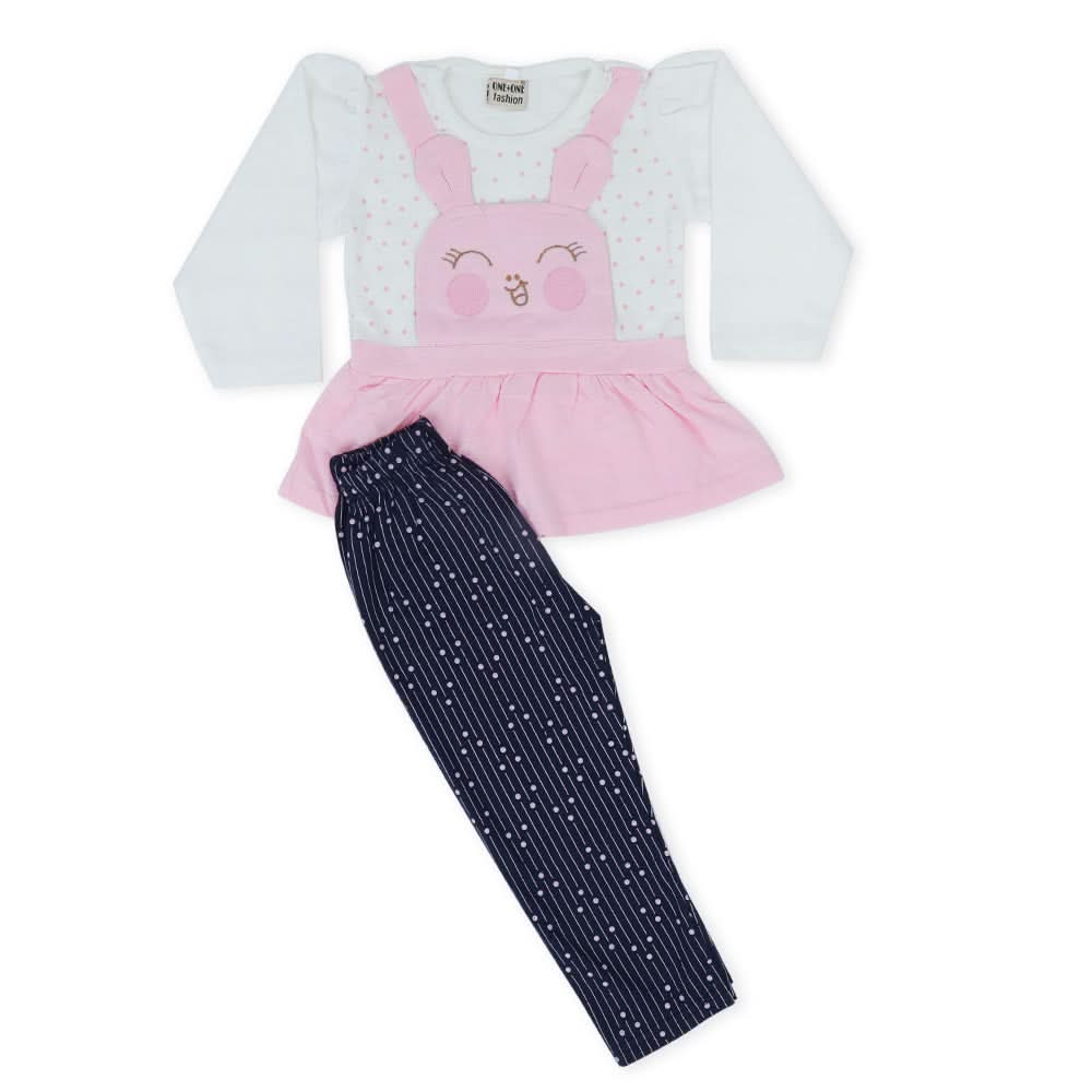Girls Tights Suit - Light Pink, Girls Suits, Chase Value, Chase Value