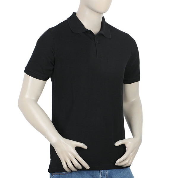 Eminent Men's Basic Polo T-Shirt - Black