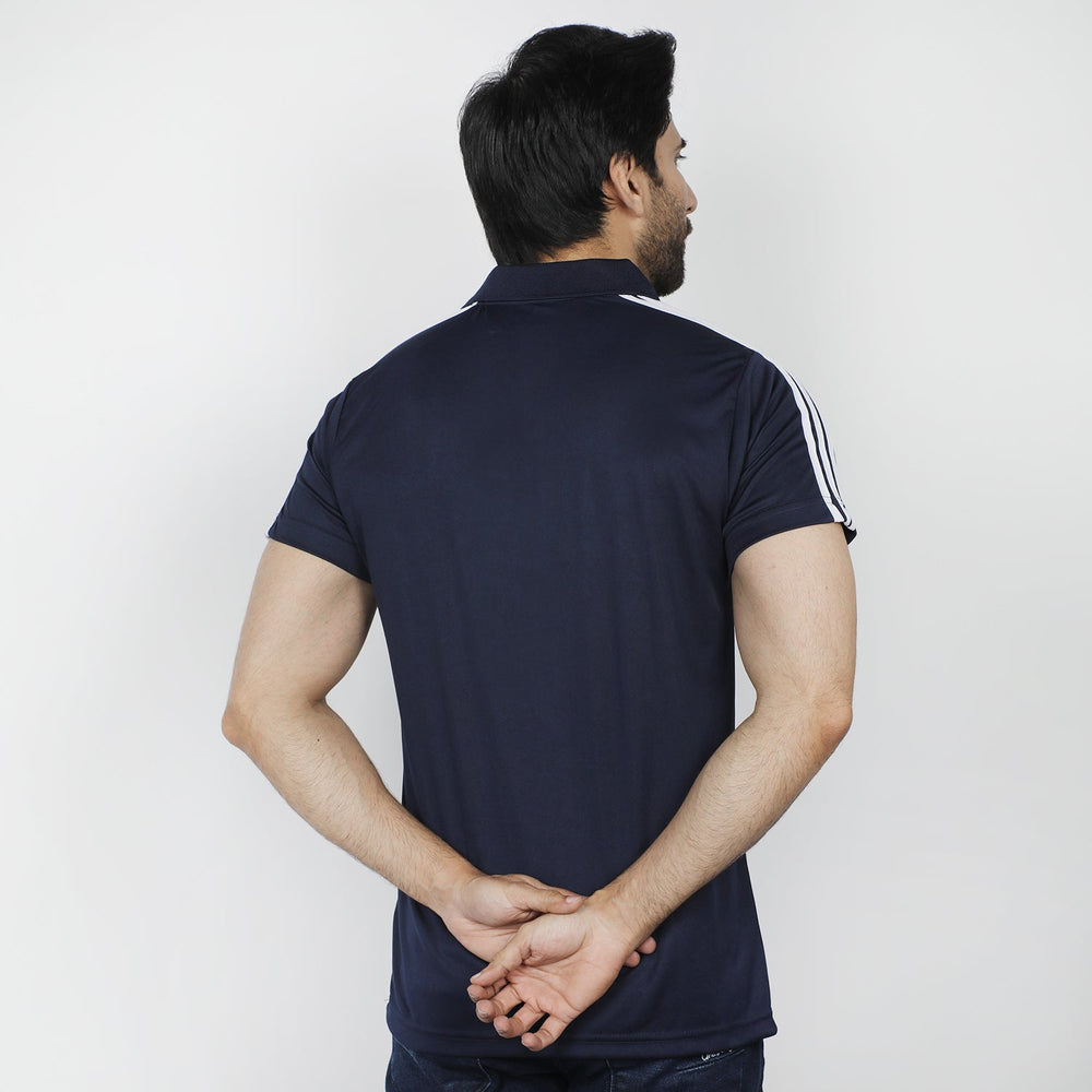 Men's Half Sleeves Polo T-Shirt - Navy Blue, Men's T-Shirts & Polos, Chase Value, Chase Value