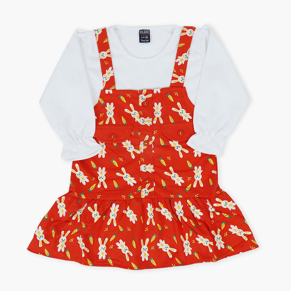 Girls Frock - Orange, Girls Frocks, Chase Value, Chase Value