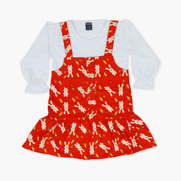 Girls Frock - Orange, Girls Frocks, Chase Value, Chase Value