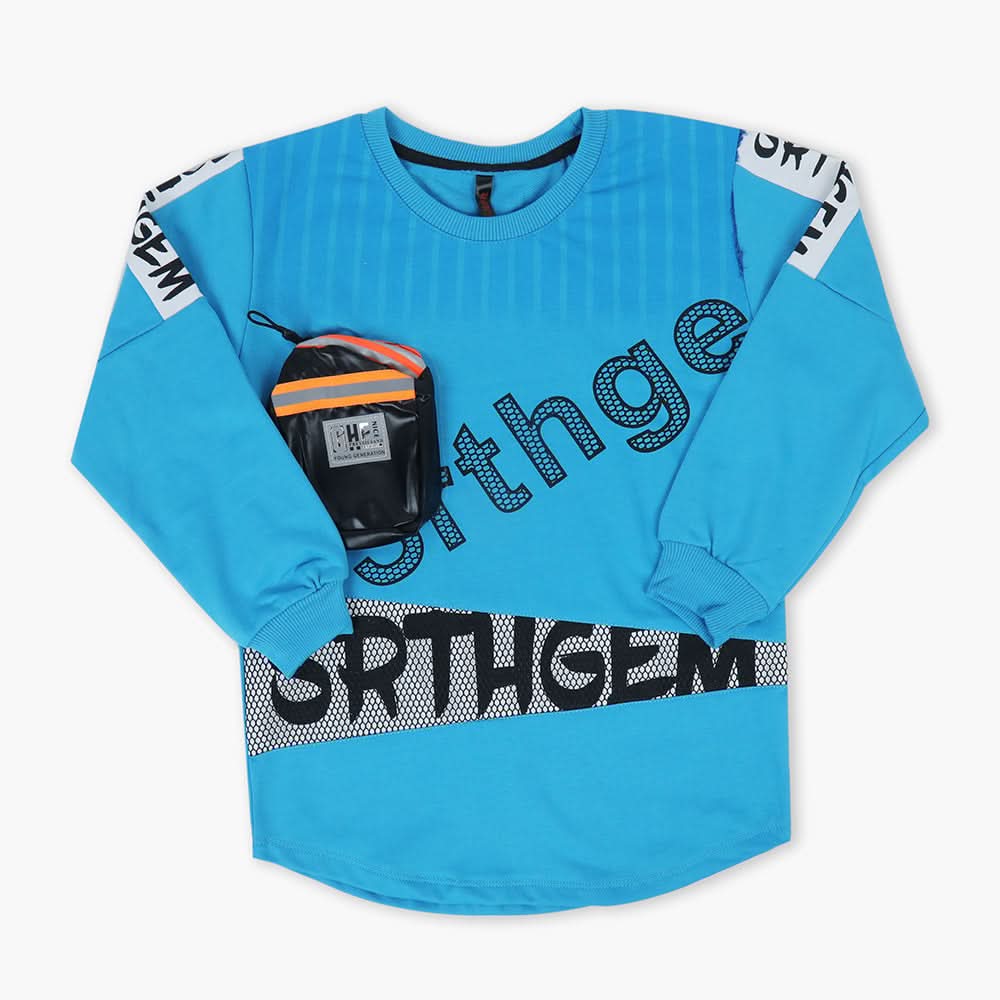Boys T-Shirts - Royal Blue, Boys Hoodies & Sweat Shirts, Chase Value, Chase Value