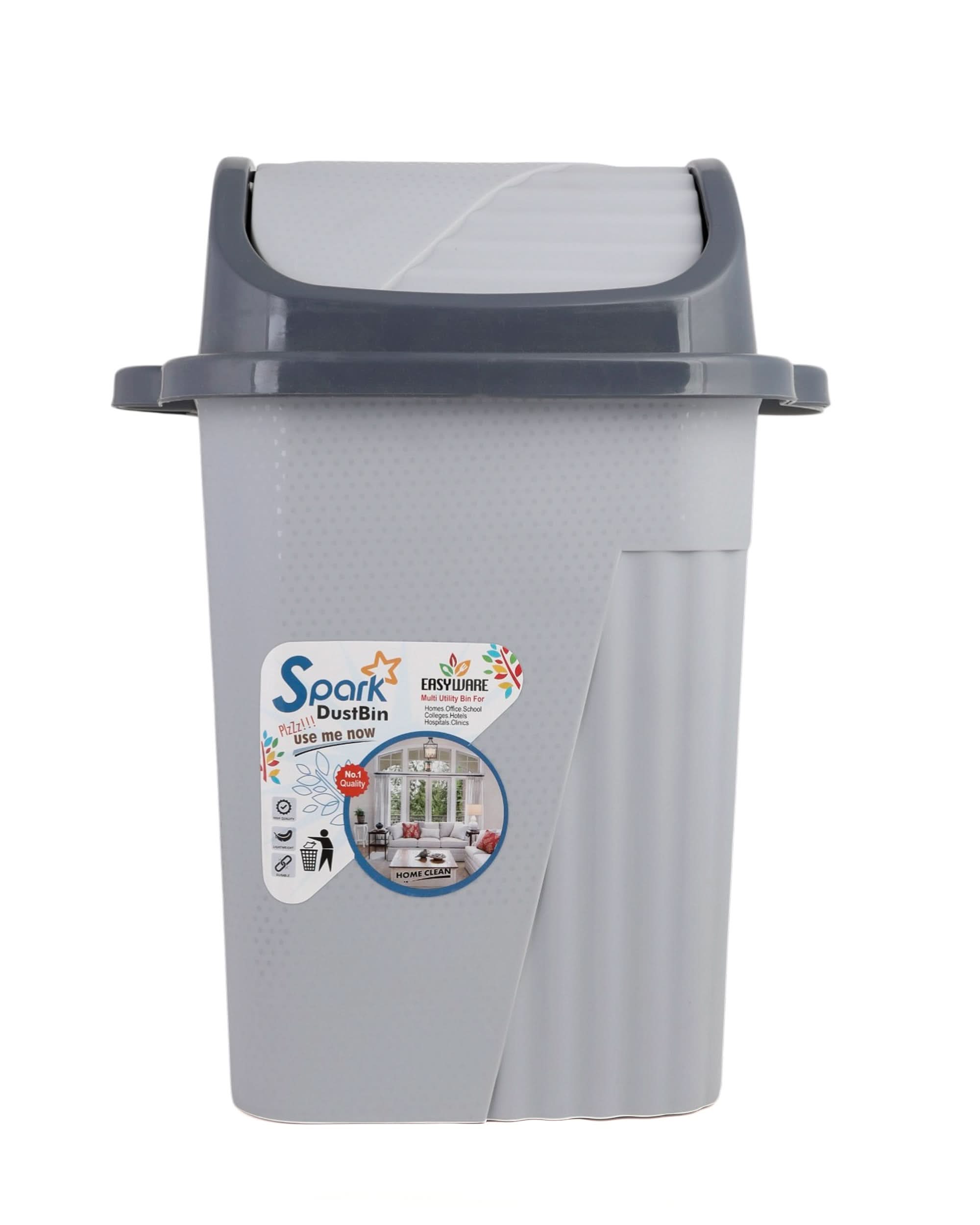 Belli Plastic Spark Dustbin – Large, Home Cleaning Supplies, Chase Value, Chase Value