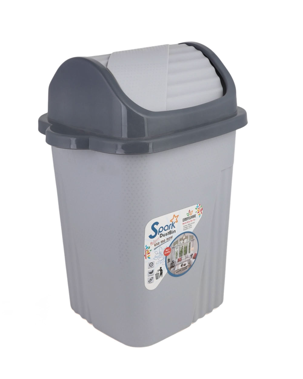 Belli Plastic Spark Dustbin – Large, Home Cleaning Supplies, Chase Value, Chase Value