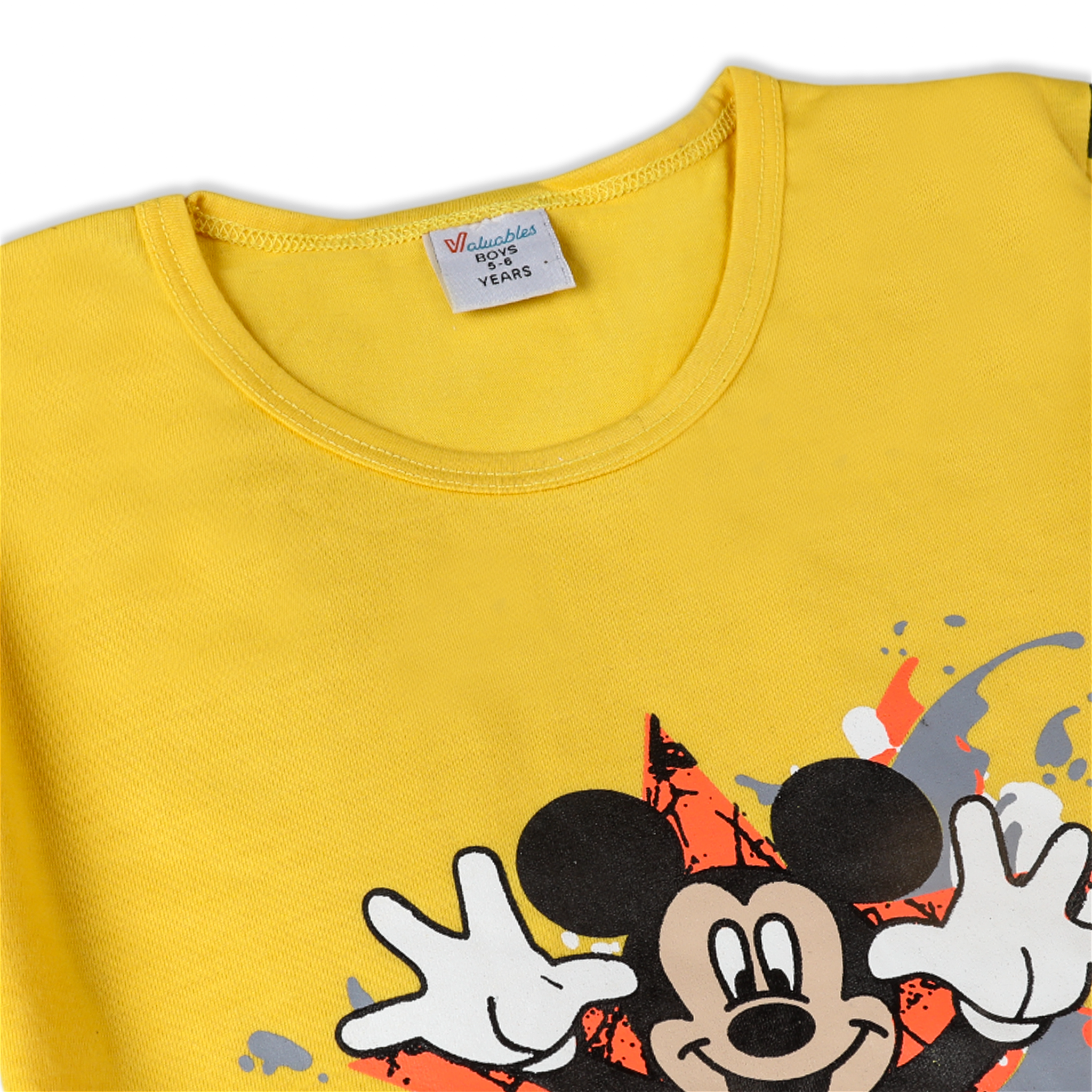 Valuable Boys Half Sleeves Short Suit - Yellow, Boys Sets & Suits, Chase Value, Chase Value