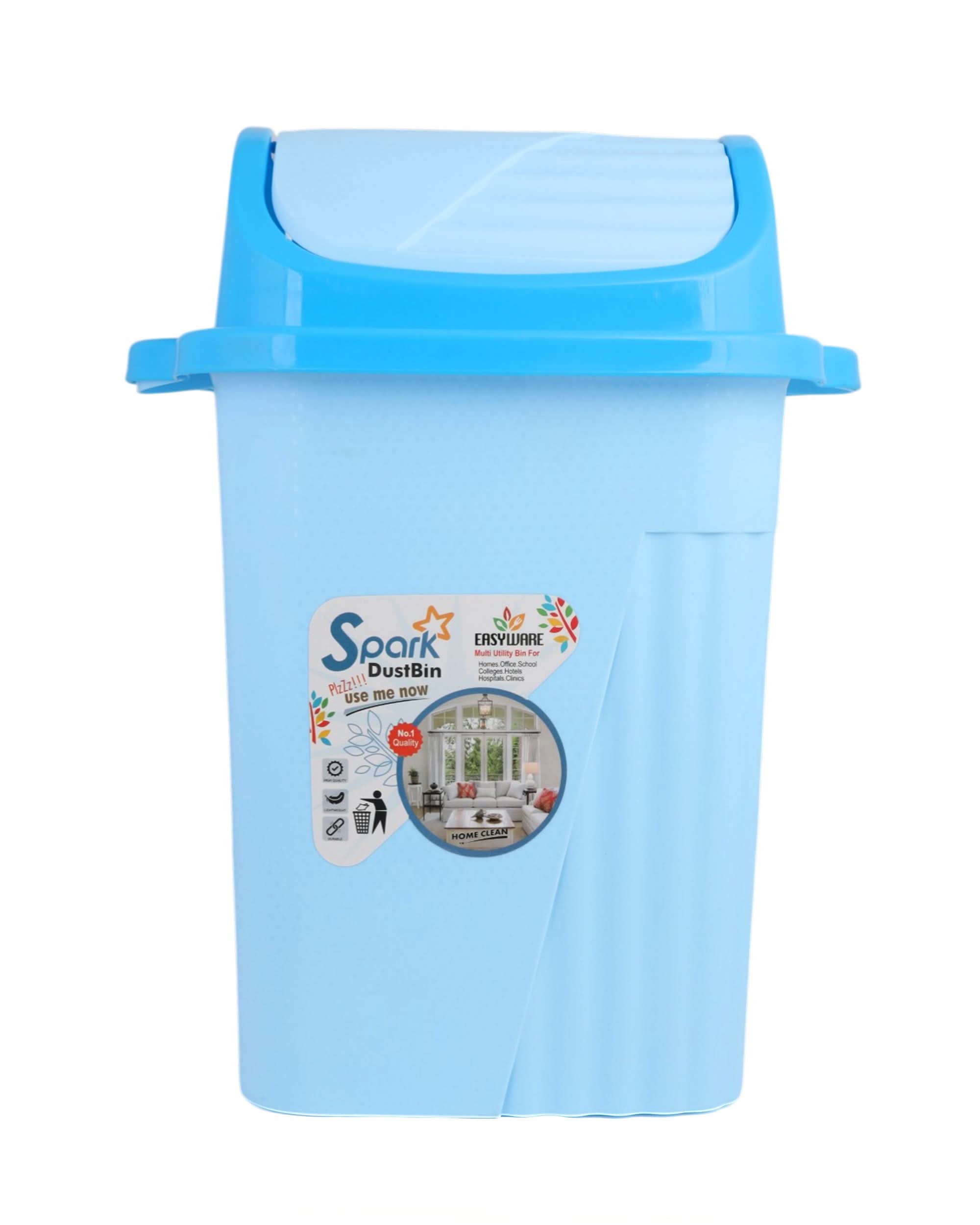 Belli Plastic Spark Dustbin – Large, Home Cleaning Supplies, Chase Value, Chase Value