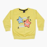 Girls Sweat Shirt - Yellow, Girls Hoodies & Sweat Shirts, Chase Value, Chase Value