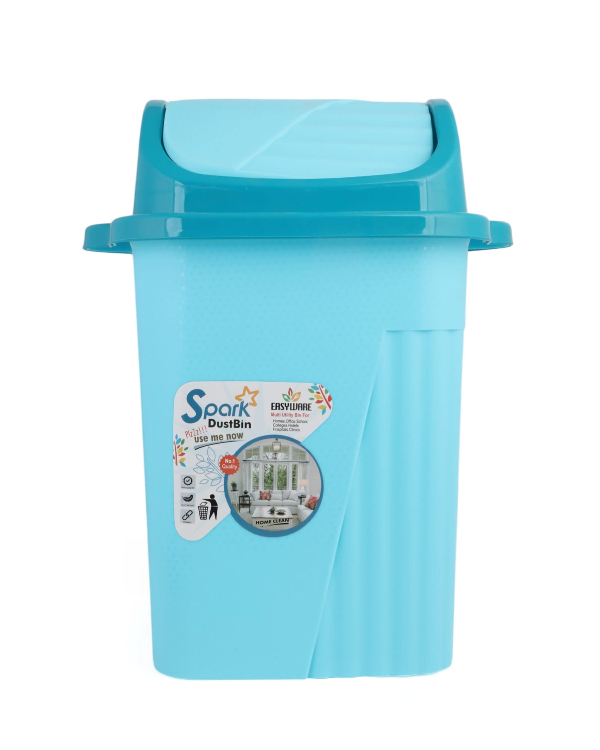 Belli Plastic Spark Dustbin – Large, Home Cleaning Supplies, Chase Value, Chase Value
