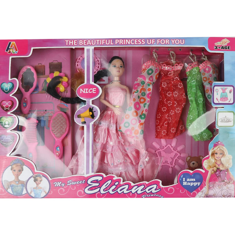 Doll Set Pack of 4 - Multi Color, Dolls & House, Chase Value, Chase Value