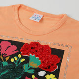Girls Half Sleeves Suit - Peach, Girls Suits, Chase Value, Chase Value