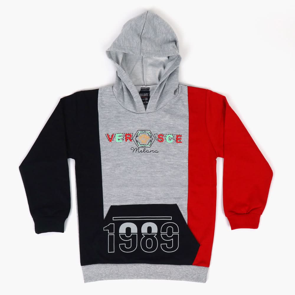 Boys Hoodie T-Shirt - Grey, Boys Hoodies & Sweat Shirts, Chase Value, Chase Value