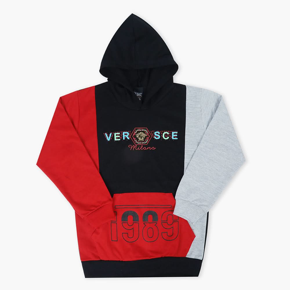 Boys Hoodie T-Shirt - Black, Boys Hoodies & Sweat Shirts, Chase Value, Chase Value