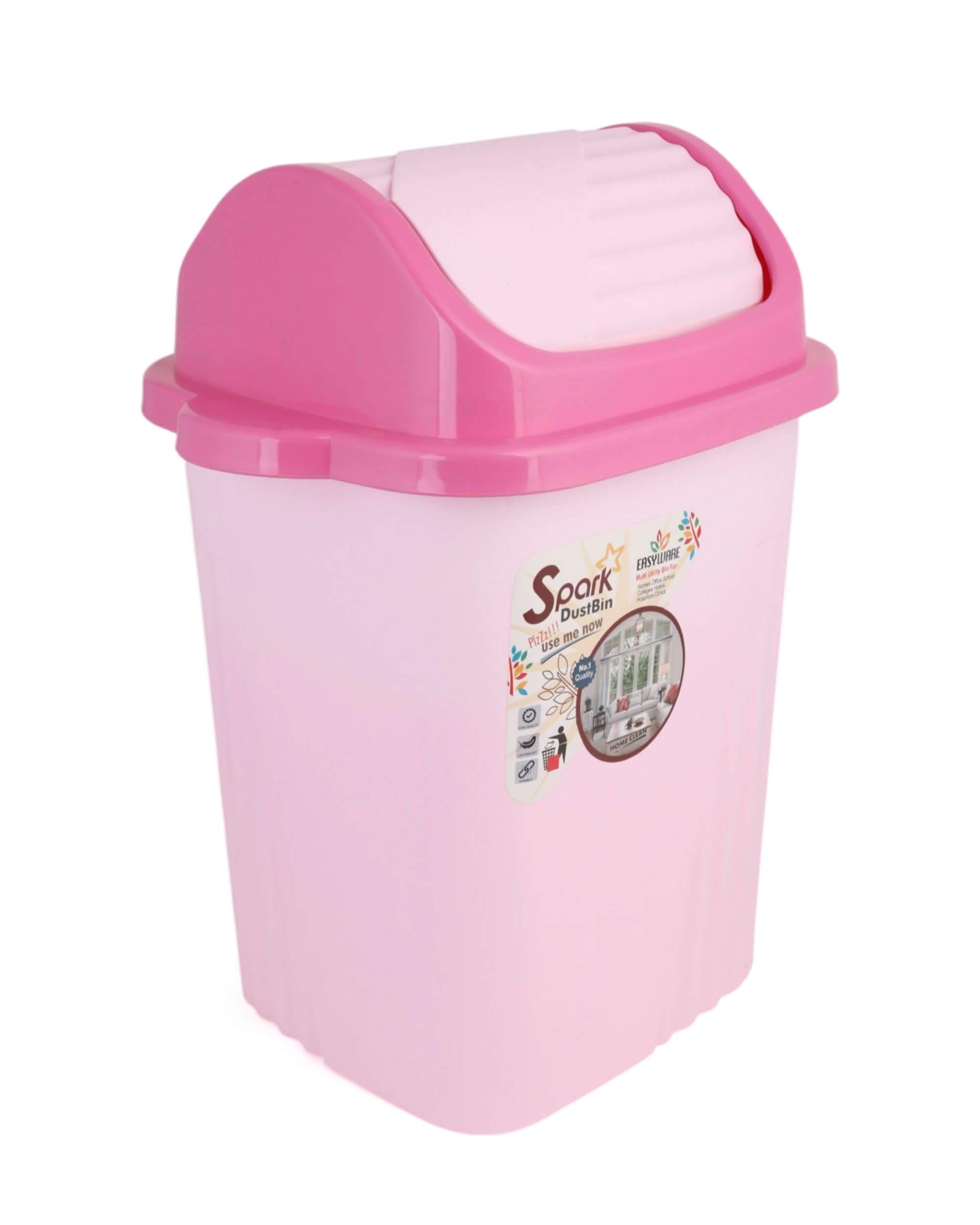 Belli Plastic Spark Dustbin – Large, Home Cleaning Supplies, Chase Value, Chase Value