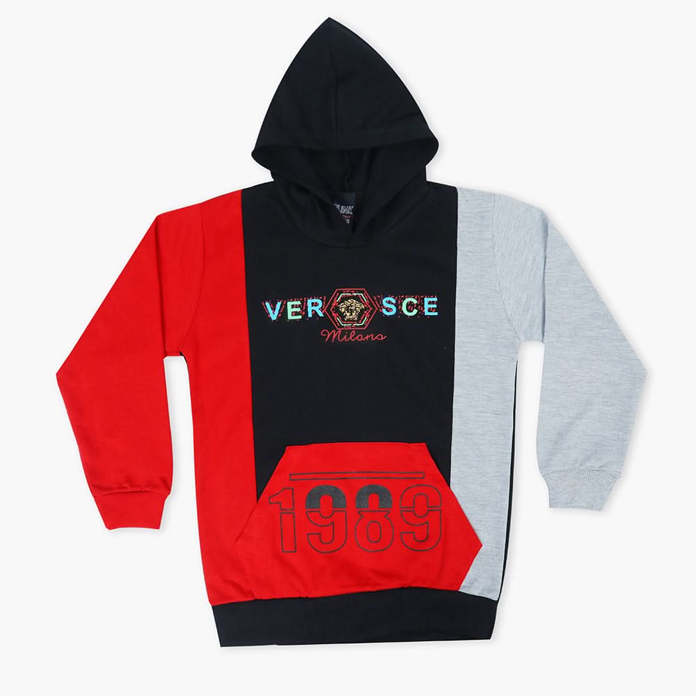 Boys Hoodie T-Shirt - Black, Boys Hoodies & Sweat Shirts, Chase Value, Chase Value
