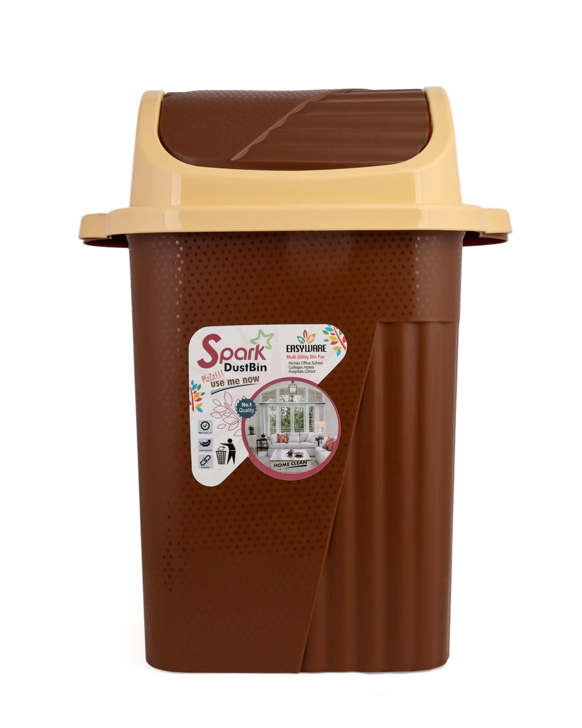 Belli Plastic Spark Dustbin – Large, Home Cleaning Supplies, Chase Value, Chase Value