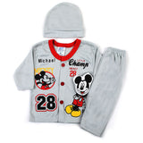 Newborn Boys Full Sleeves Suit - Light Grey, Newborn Boys Sets & Suits, Chase Value, Chase Value