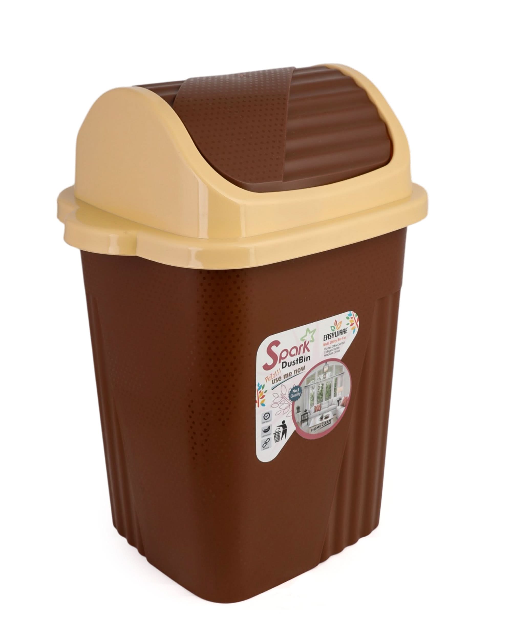Belli Plastic Spark Dustbin – Large, Home Cleaning Supplies, Chase Value, Chase Value
