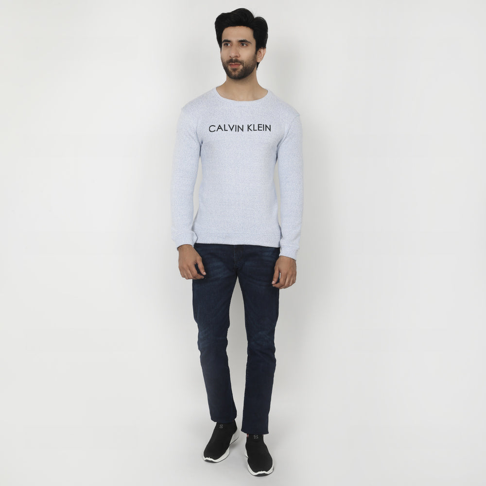 Men's Full Sleeves Sweat Shirt - Light Blue, Men's Sweater & Sweat Shirts, Chase Value, Chase Value