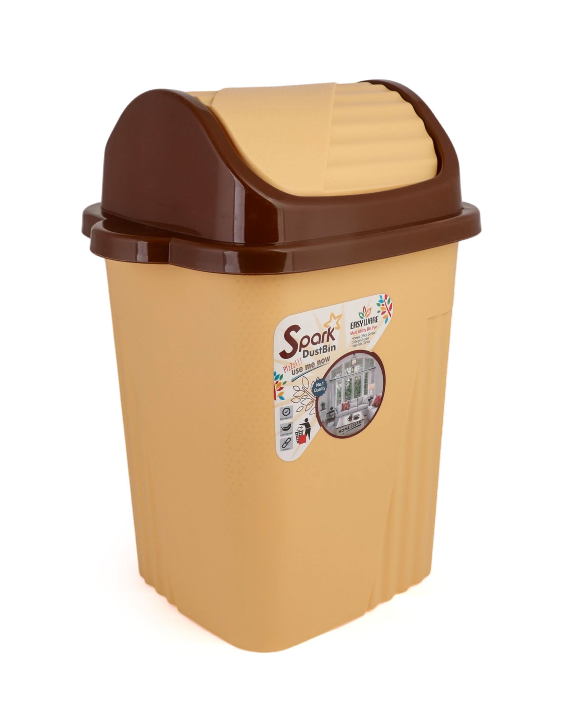 Belli Plastic Spark Dustbin – Large, Home Cleaning Supplies, Chase Value, Chase Value