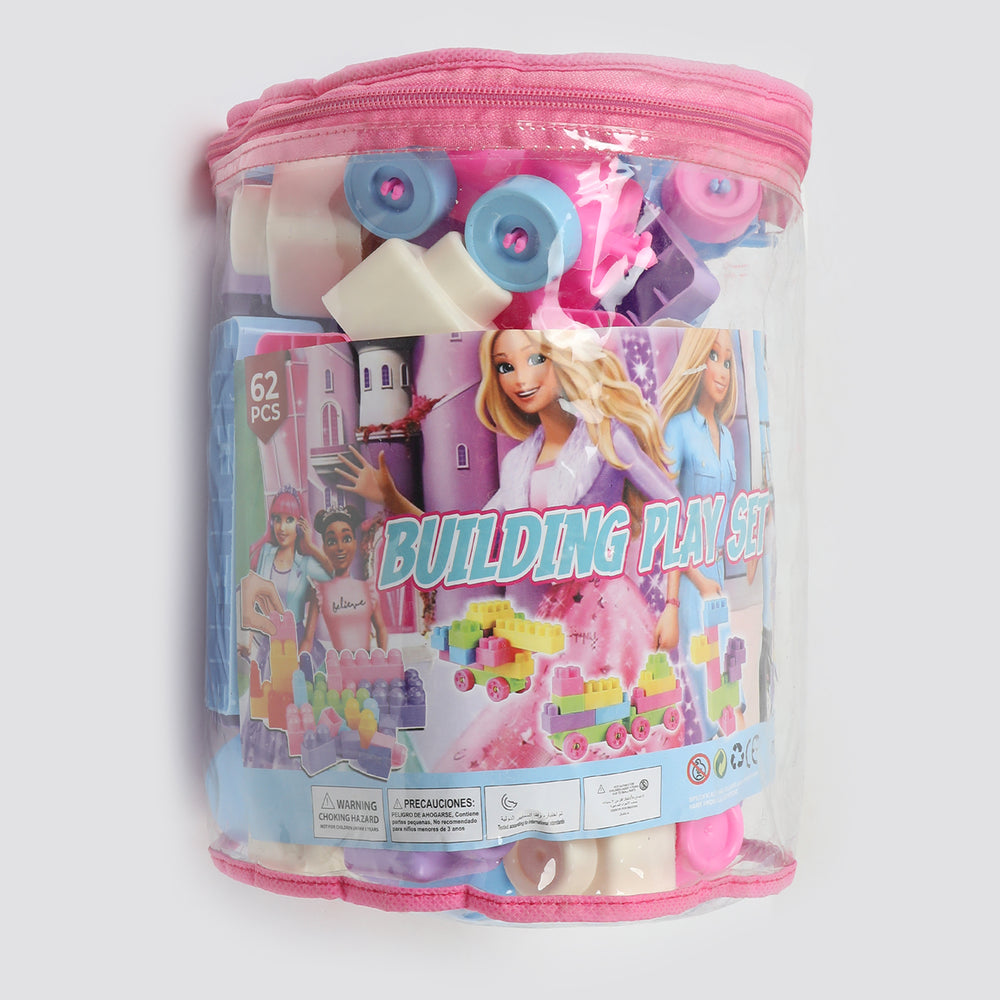 Kids Block Bag 62 Pcs - Multi Color, Kids Blocks & Building Toys, Chase Value, Chase Value