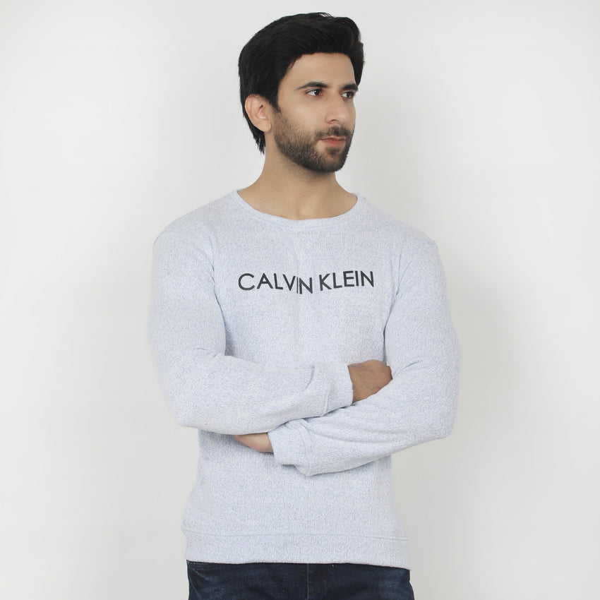 Men's Full Sleeves Sweat Shirt - Light Blue