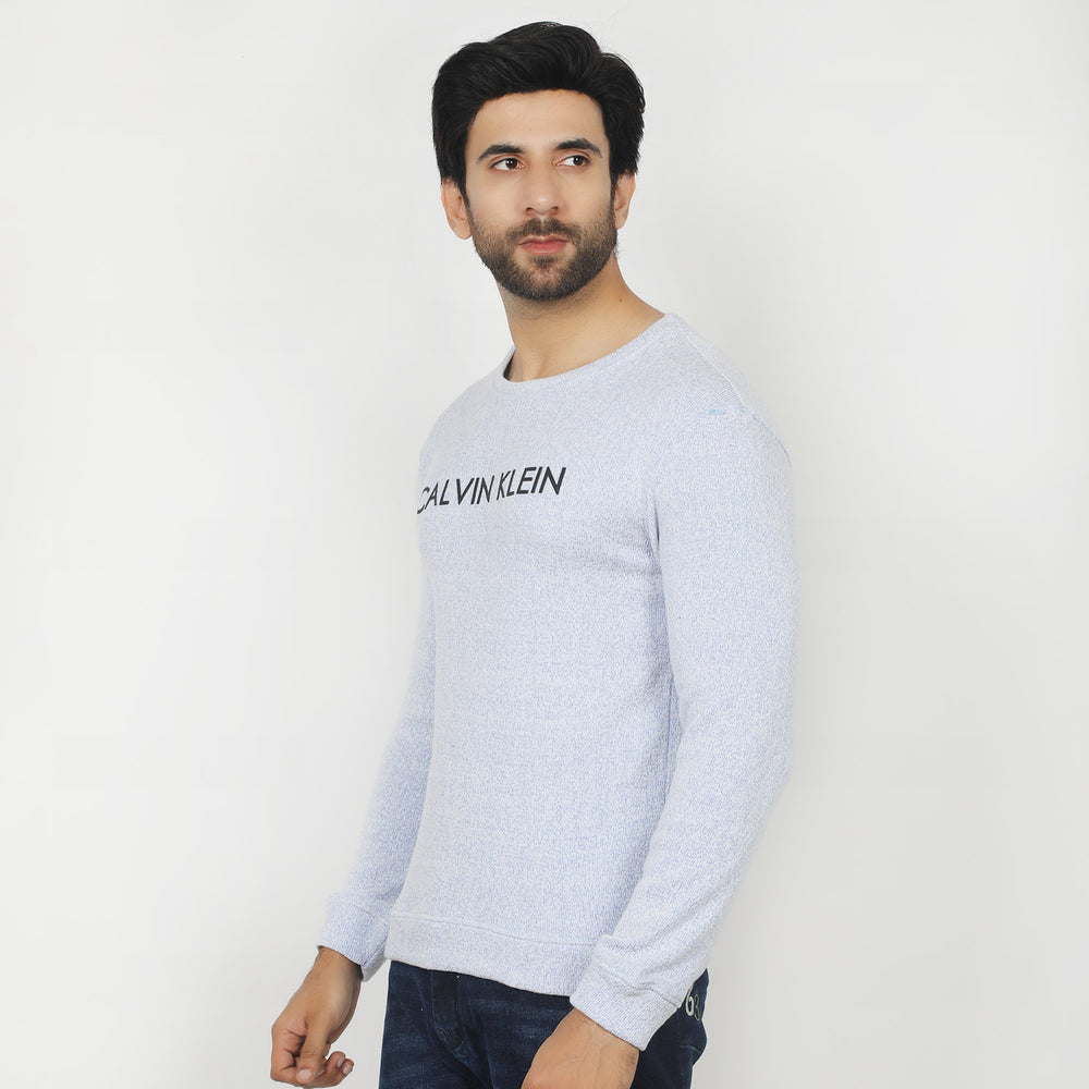 Men's Full Sleeves Sweat Shirt - Light Blue, Men's Sweater & Sweat Shirts, Chase Value, Chase Value
