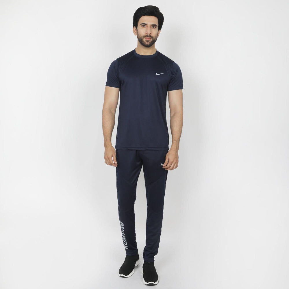 Men's Half Sleeves Track Suit - Navy Blue, Men's Track Suits, Chase Value, Chase Value